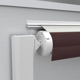 Aleko Motorized Retractable RV Awning - 15 x 8 Feet - Brown Fade