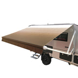 Aleko Motorized Retractable RV Awning - 20 x 8 Feet - Brown Fade