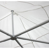 Aleko Heavy Duty Octagonal Outdoor Canopy Event Tent with Windows - 20 X 14 FT - White