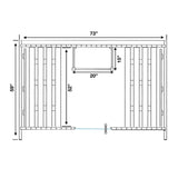 Anémona White Finland Pine Barrel Sauna - 3-4 Person