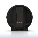 Aleko Aster Barrel Outdoor Sauna with Porch – 3-5 Person