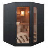 Viola Canadian Hemlock Traditional Indoor Sauna - 3-4 Person