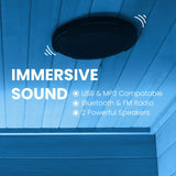 Canadian Hemlock Infrared Sauna – Brown - 1-2 Person