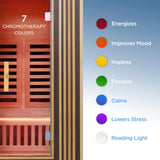 Canadian Hemlock Infrared Sauna – Brown - 1-2 Person