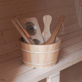 Anémona White Finland Pine Barrel Sauna - 3-4 Person