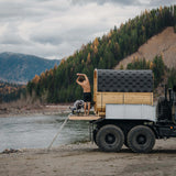 Arnica Rustic Cedar Square Sauna – 6 Person