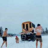 Arnica Rustic Cedar Square Sauna – 6 Person