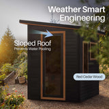 Aleko Selenia Outdoor Sauna – 4 Person