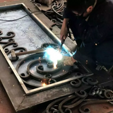 DRAKE WROUGHT IRON DOUBLE DOOR WDD-82