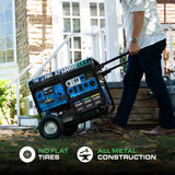 DuroMax 13,000 Watt Tri Fuel Portable HXT Generator w/ CO Alert XP13000HXT