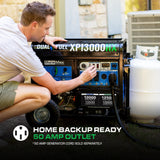 DuroMax 13,000 Watt Dual Fuel Portable HX Generator w/ CO Alert XP13000HX
