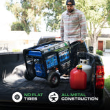 DuroMax 13,000 Watt Dual Fuel Portable HX Generator w/ CO Alert XP13000HX