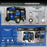 DuroMax 13,000 Watt Dual Fuel Portable HX Generator w/ CO Alert XP13000HX