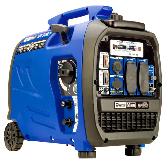 DuroMax 2,300 Watt Portable Dual Fuel Inverter Generator XP2300iH