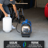 DuroMax 2,300 Watt Portable Dual Fuel Inverter Generator XP2300iH