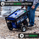 DuroMax 5,500 Watt Dual Fuel Portable HX Generator w/ CO Alert