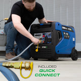 DuroMax 7,000 Watt Portable Tri Fuel Inverter Generator XP7000iHT