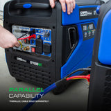 DuroMax 7,000 Watt Portable Tri Fuel Inverter Generator XP7000iHT