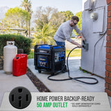 DuroMax 9,500 Watt Portable Dual Fuel Inverter Generator XP9500iH