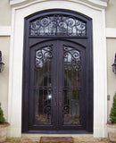 DRAKE WROUGHT IRON DOUBLE DOOR WDD-71