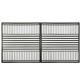Aleko Steel Dual Swing Driveway Gate - Barcelona Style - 16 x 6 Feet