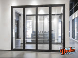 Drake Aluminum BiFold Door – 144″ x 80″ Outswing (1R3L) BFO-14480-1R3L
