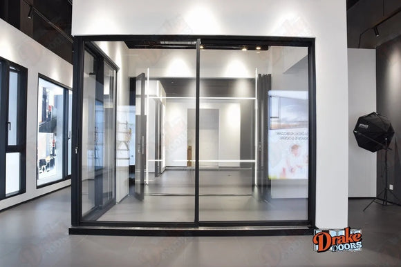 DRAKE MULTI-TRACK SLIM FRAME SLIDING DOOR -120″ X 96″