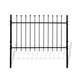 Aleko DIY Steel Fence Panel Kit - ATHENS Style - 5 x 5 Feet