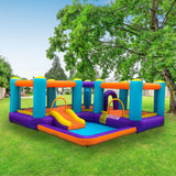 Aleko Inflatable Playtime Bounce House with Pool and Slide BHPLAY-AP Inflatable Bounce Houses