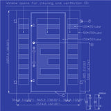 Aleko Iron Square Top Geometric-Embossed Door With Frame And Threshold 62 X 81 Inches Matte Black Idq6281Bk06-Ap Iron Doors