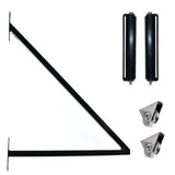 Aleko Sliding Gate Hardware Kit With Extension Bracket Slidekit-Ap Parts For Driveway Gates