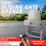 Aleko Sliding Gate Opener AC2700 Accessory Kit ACC4 AC2700ACC-AP Chain Driven Sliding Gate Openers