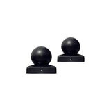 Aleko Small Cap For Driveway Gate Post 1.7 X 1.7 Inches Black Lot Of 2 2Smallcap-Ap Parts For Driveway Gates