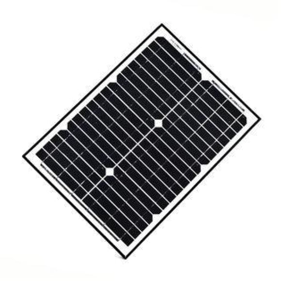 Aleko Solar Panel Monocrystalline 20W 24V Sp20W24V-Ap Solar Panels
