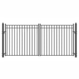 Aleko Steel Dual Swing Driveway Gate Madrid Style 12 X 6 Ft Dg12Madd-Ap Dual Swing Driveway Gates