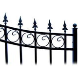 Aleko Steel Dual Swing Driveway Gate Prague Style 12 X 6 Ft Dg12Prad-Ap Dual Swing Driveway Gates