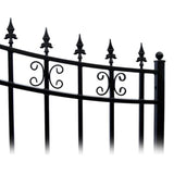 Aleko Steel Dual Swing Driveway Gate St.petersburg Style 18 X 6 Ft Dg18Sptd-Ap Dual Swing Driveway Gates
