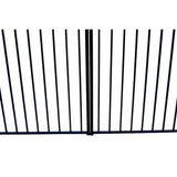 Aleko Steel Dual Swing Driveway Gate Stockholm Style 18 X 6 Ft Dg18Stod-Ap Dual Swing Driveway Gates