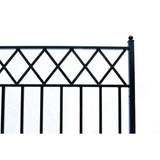 Aleko Steel Dual Swing Driveway Gate Stockholm Style 18 X 6 Ft Dg18Stod-Ap Dual Swing Driveway Gates