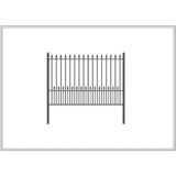 Aleko Steel Fence Munich Style 8 X 5 Ft Fencemun-Ap Fence Panels