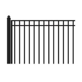 Aleko Steel Single Swing Driveway Gate Madrid Style 12 x 6 ft DG12MADSSW-AP Single Swing Driveway Gates