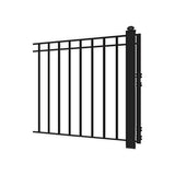 Aleko Steel Single Swing Driveway Gate Madrid Style 12 x 6 ft DG12MADSSW-AP Single Swing Driveway Gates