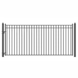 Aleko Steel Single Swing Driveway Gate Madrid Style 12 X 6 Ft Dg12Madssw-Ap Single Swing Driveway Gates