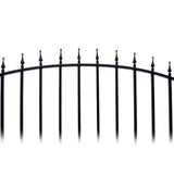 Aleko Steel Single Swing Driveway Gate Munich Style 18 x 6 ft DG18MUNSSW-AP Single Swing Driveway Gates