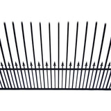 Aleko Steel Single Swing Driveway Gate Munich Style 18 X 6 Ft Dg18Munssw-Ap Single Swing Driveway Gates