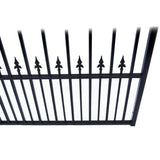 Aleko Steel Single Swing Driveway Gate Munich Style 18 X 6 Ft Dg18Munssw-Ap Single Swing Driveway Gates