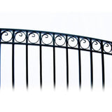 Aleko Steel Single Swing Driveway Gate Paris Style 16 X 6 Ft Dg16Parssw-Ap Single Swing Driveway Gates