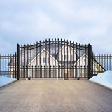 Aleko Steel Sliding Driveway Gate Prague Style 18 x 6 ft DG18PRASSL-AP Sliding Driveway Gates