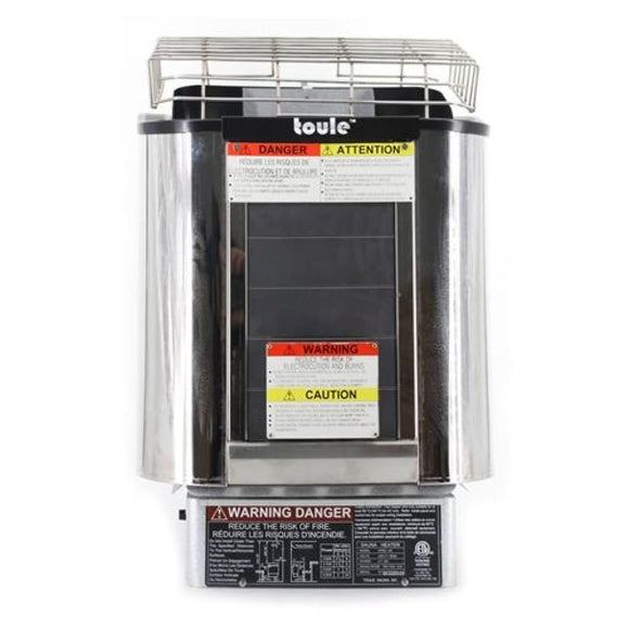 Aleko TOULE ETL Certified Wet Dry Sauna Heater Stove Wall Digital Controller 4.5KW NTSC45-AP Aleko Sauna Heaters