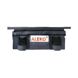 Aleko Waterproof Inflatable Boat Seat Cushion With Under Seat Bag And Pockets 41X9 Inches Dark Gray Bsb420Dgv1-Ap Supplies And Accessories